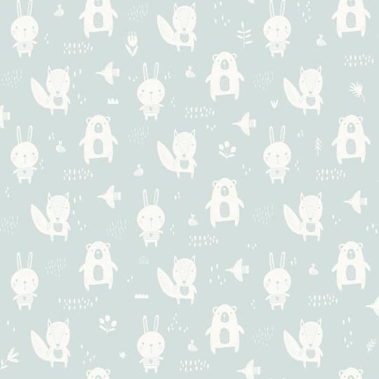 Designs Direct Little Animal Friends Wallpaper